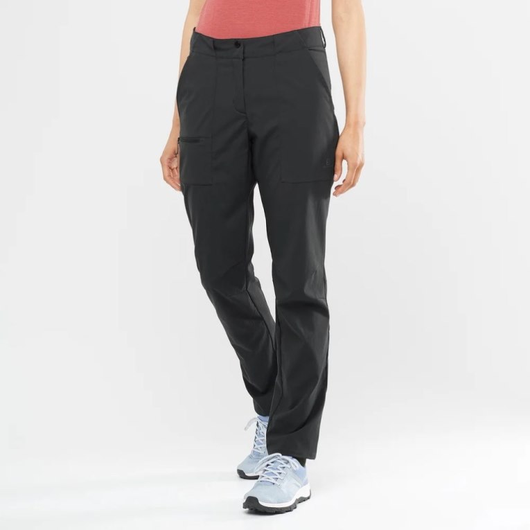 Black Salomon Outrack Women\'s Sport Pants | IE ON4892